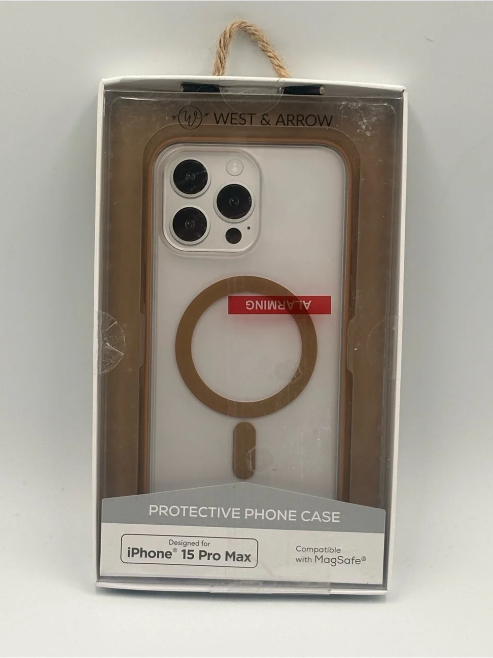 iPhone 15 Pro Max West & Arrow MagSafe Protective Clear Case